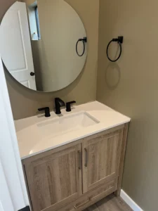 modern bathroom vanity installation scaled