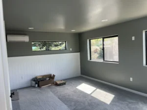 new windows installation with wainscoting accent scaled